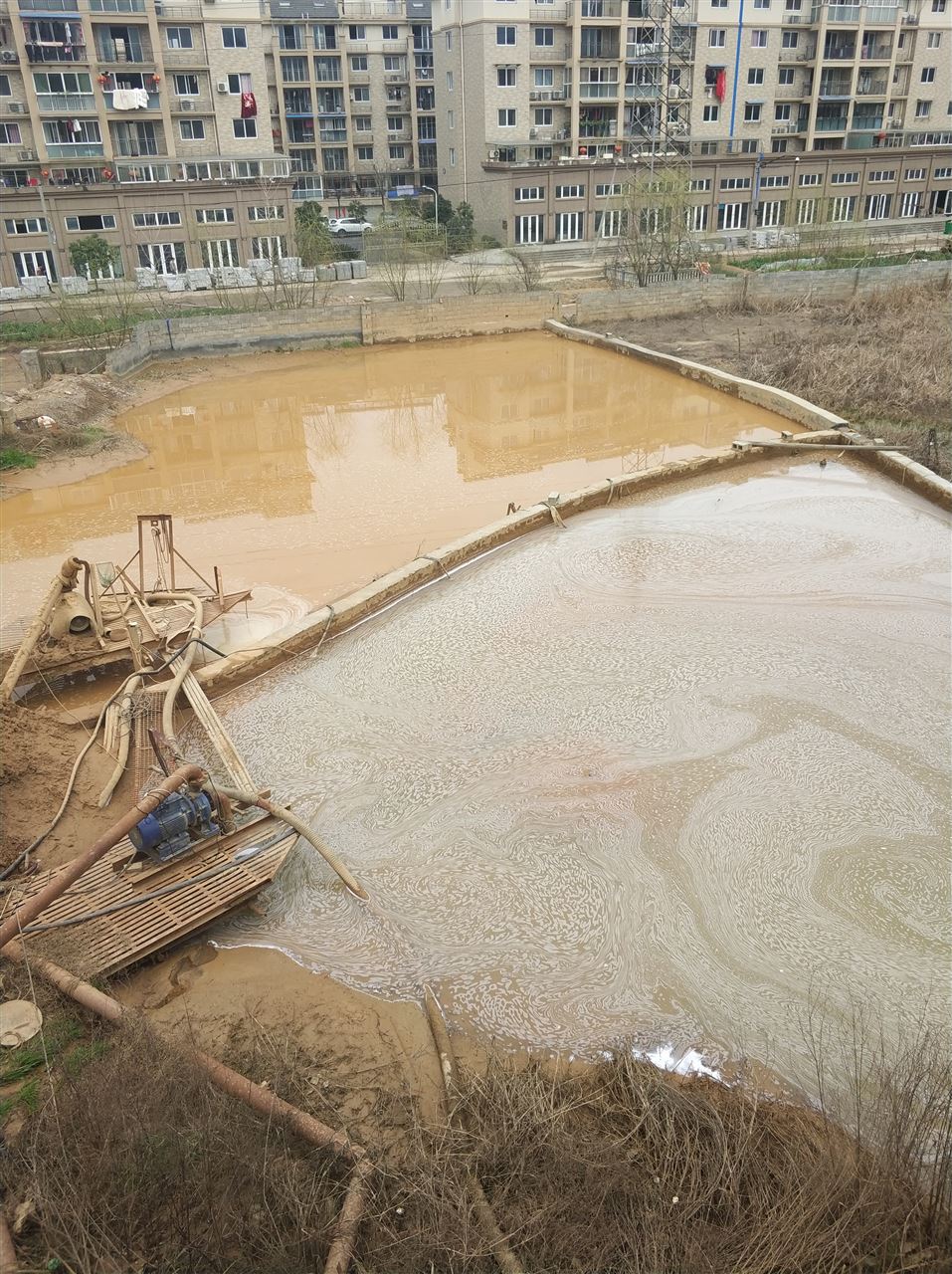 柳河沉淀池淤泥清理-厂区废水池淤泥清淤