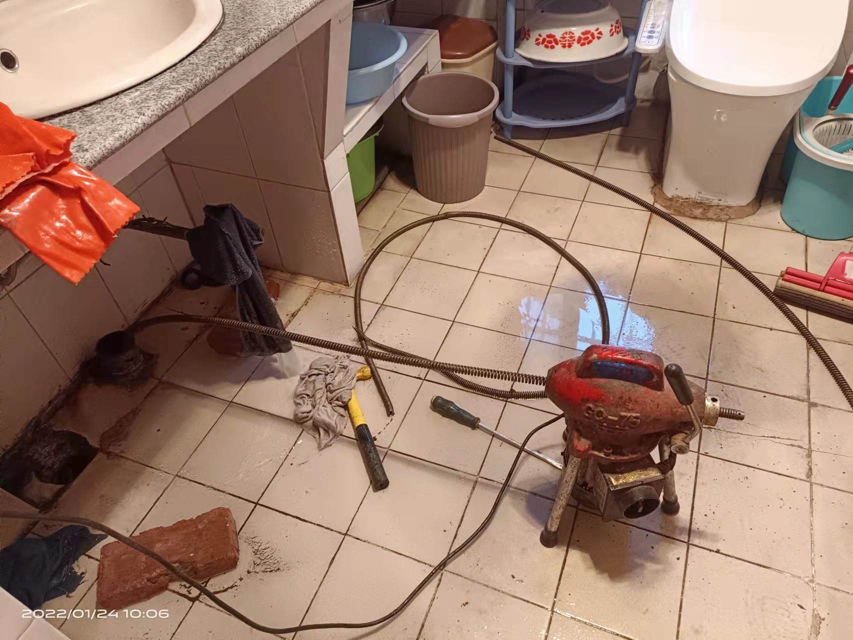 柳河疏通厨房下水道，地漏疏通